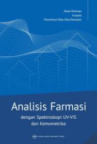 Analisis Farmasi Dengan Spektroskopi UV-VIS Dan Kemometrika