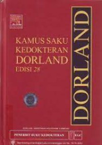 Kamus Saku Kedokteran Dorland Edisi 28